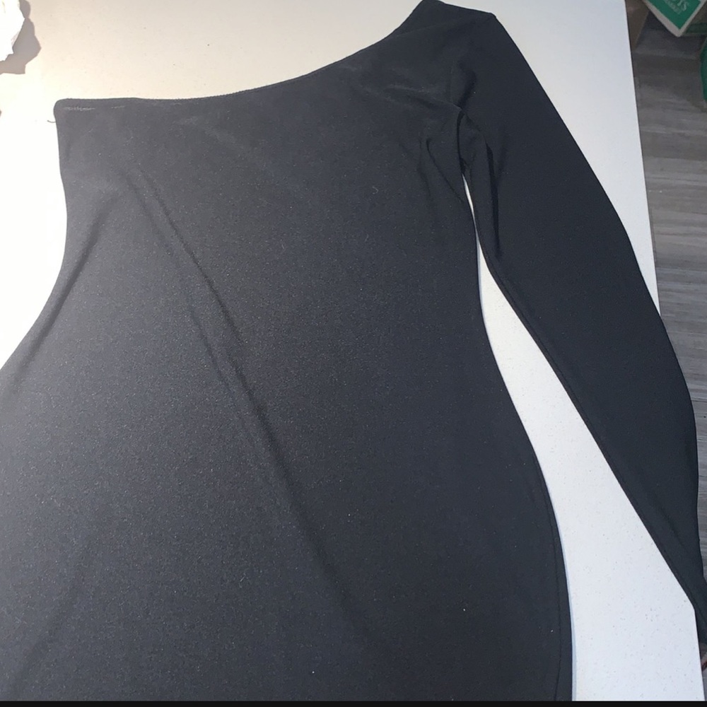 Black Dress One shoulder